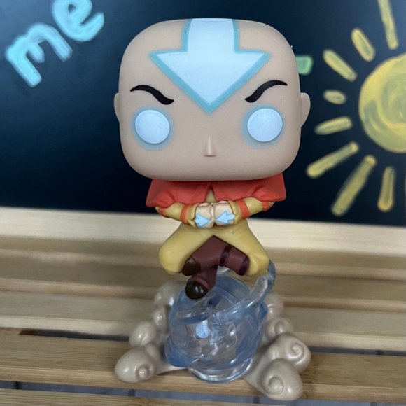 Funko Pop! Avatar The Last Airbender Aang on Airscooter Glow in The Dark Chase - Picture 1 of 4